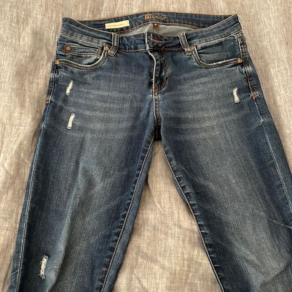 Kut from the kloth toothpick skinny jeans, size 4